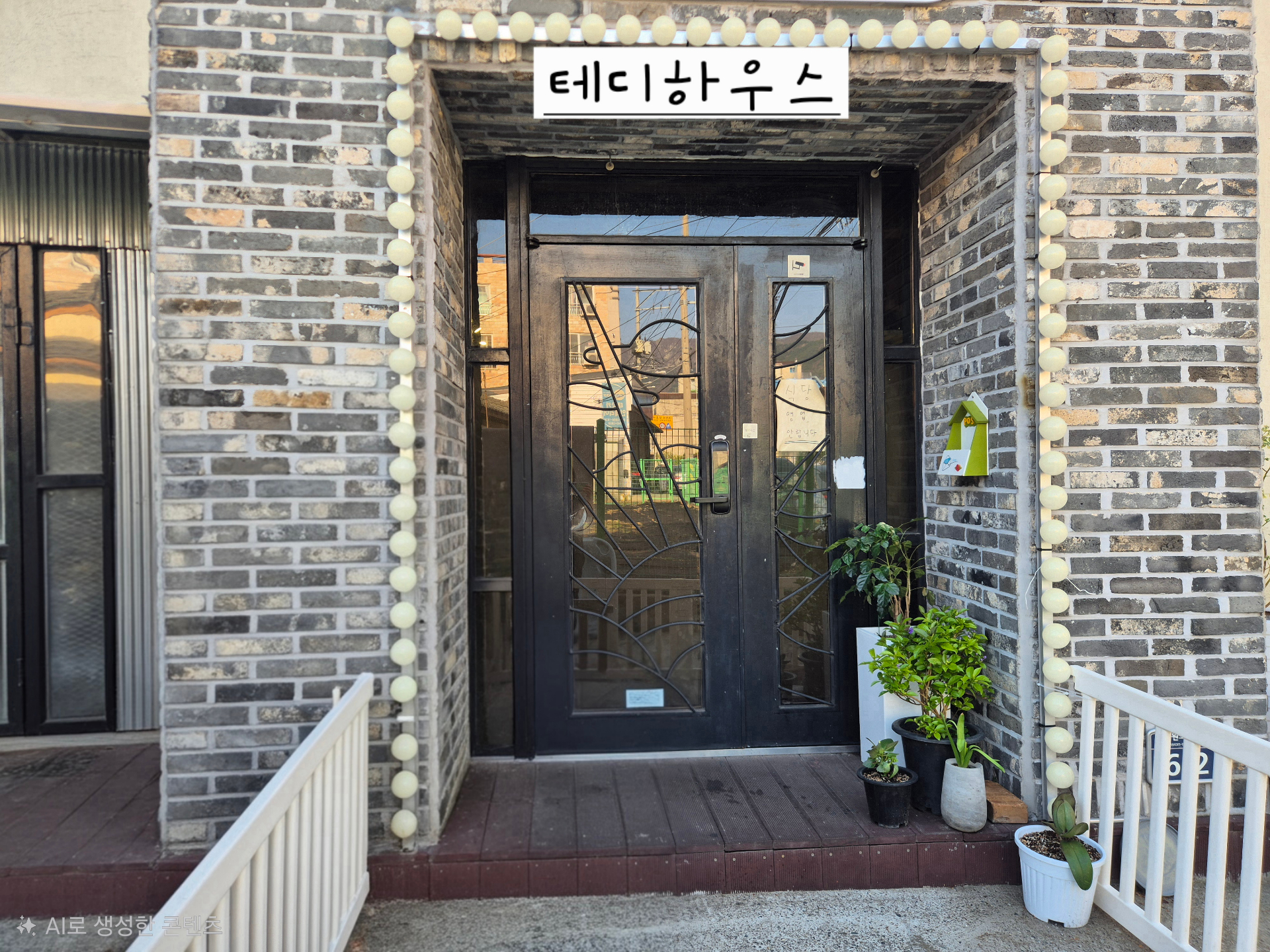 테디하우스 입구 전경